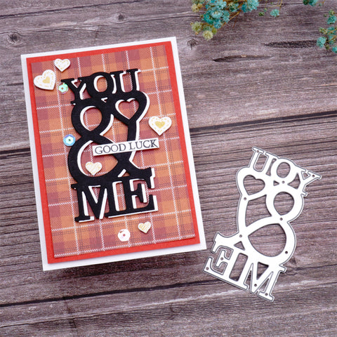 Inlovearts YOU & ME Cutting Dies