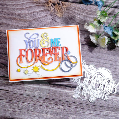 Inlovearts YOU & ME FOREVER Cutting Dies
