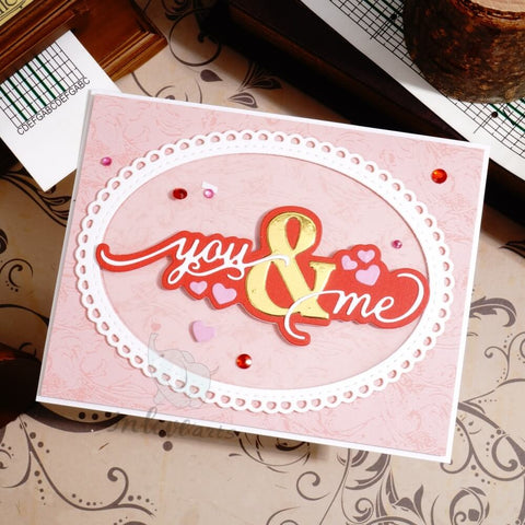 Inlovearts You & Me Word Cutting Dies