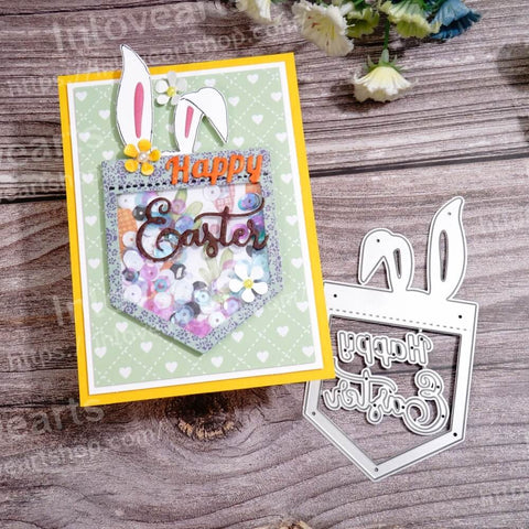 Inlovearts Bunny Ear Pocket Cutting Dies