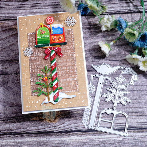 Inlovearts Christmas Mailbox Cutting Dies