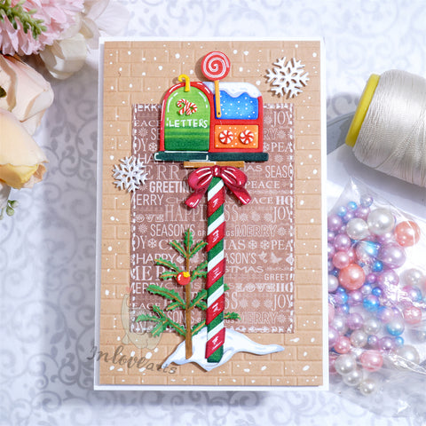 Inlovearts Christmas Mailbox Cutting Dies