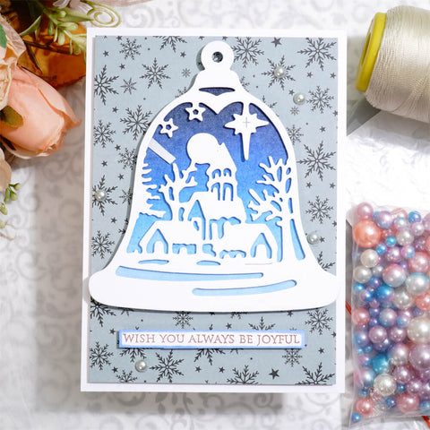 Inlovearts Christmas Scenary Bell Cutting Dies