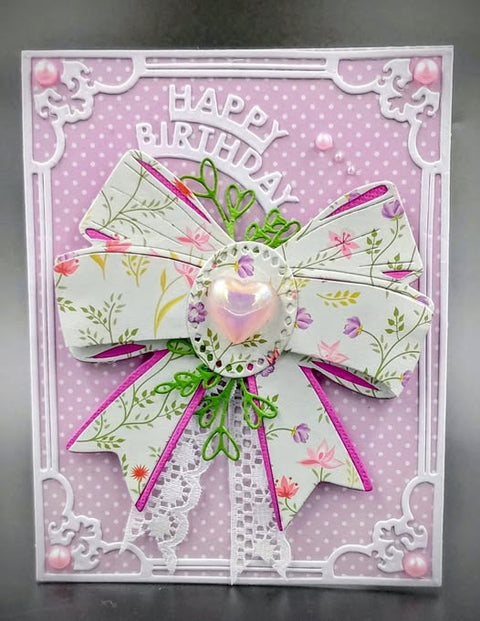 Inlovearts Big Bowknot and Flower Cutting Dies