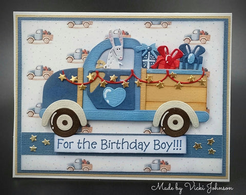 Inlovearts Truck Full of Gifts Cutting Dies