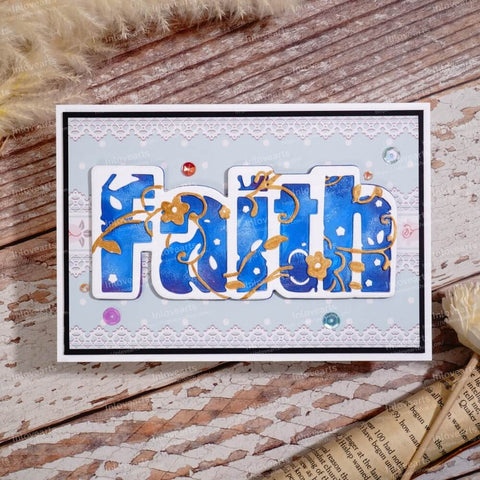 Inlovearts Faith Word Cutting Dies