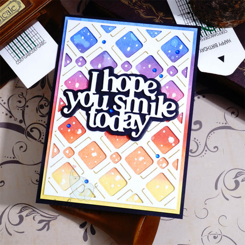 Inlovearts “I hope you smile today" Cutting Dies