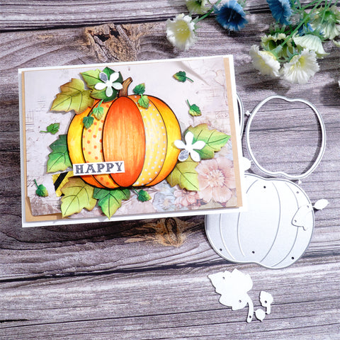 Inlovearts Pumpkin and Leaf Cutting Dies