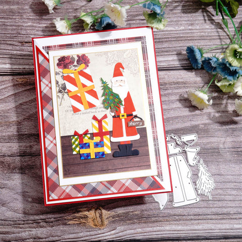 Inlovearts Santa Claus with Gifts Cutting Dies
