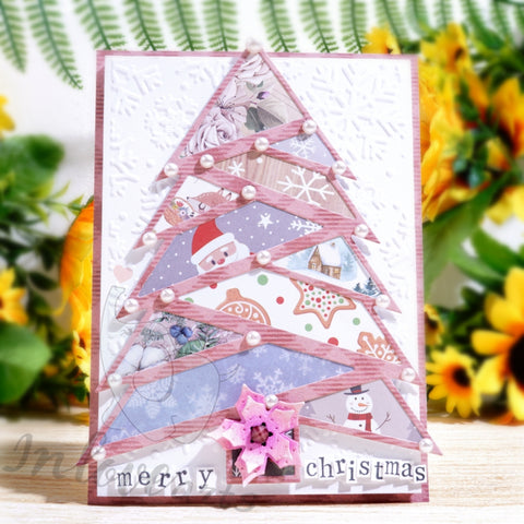 Inlovearts Separated Christmas Tree Cutting Dies