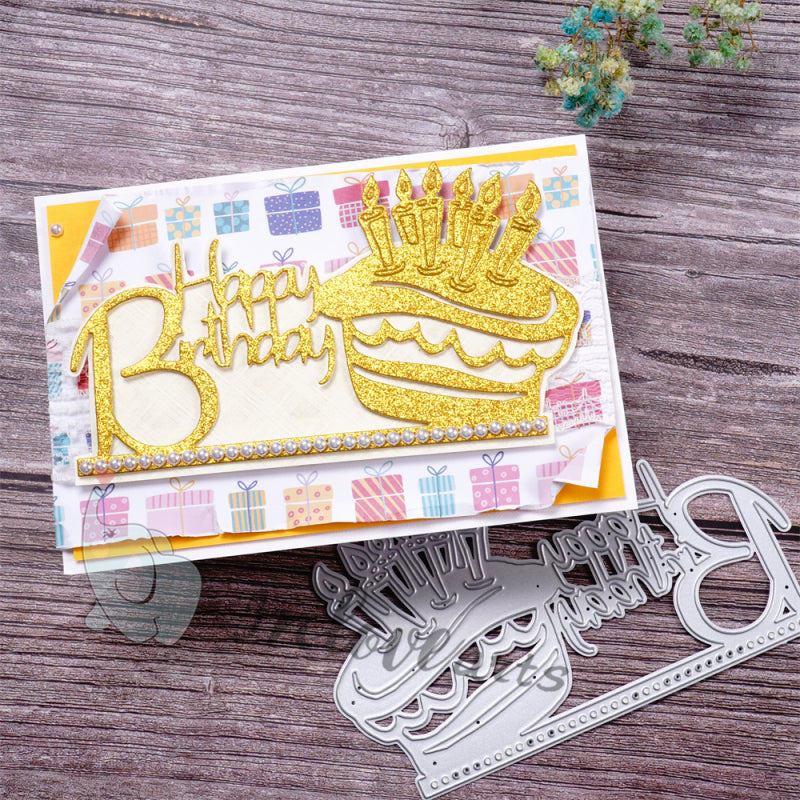 Inloveartshop "Happy Birthday" Cutting Dies