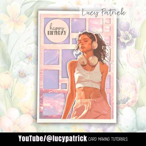 Inlovearts Small Square Grid Background Board Cutting Dies