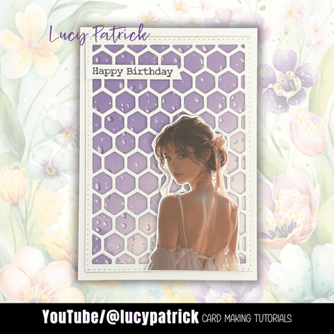 Inlovearts Honeycomb Background Board Cutting Dies