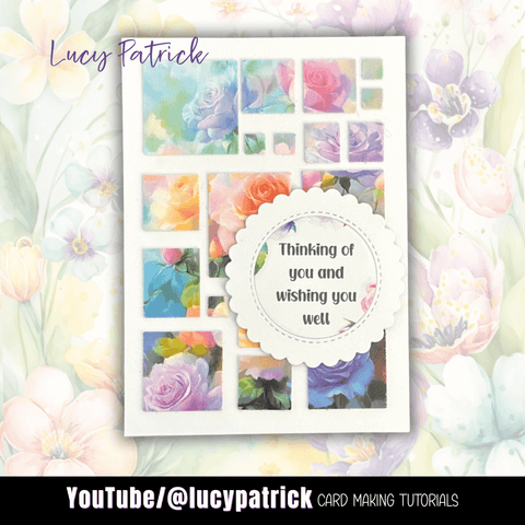 Inlovearts Small Square Grid Background Board Cutting Dies