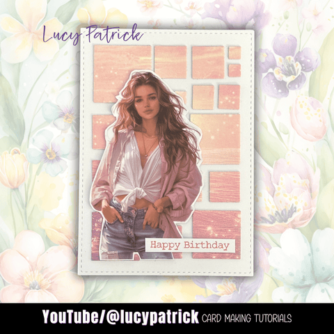 Inlovearts Small Square Grid Background Board Cutting Dies