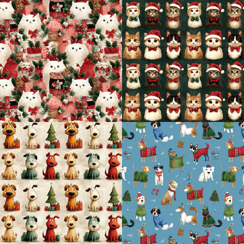 Inlovearts 24PCS 6" Cuddle Scrapbook & Cardstock Paper