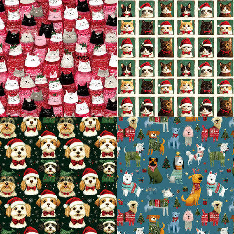 Inlovearts 24PCS 6" Cuddle Scrapbook & Cardstock Paper