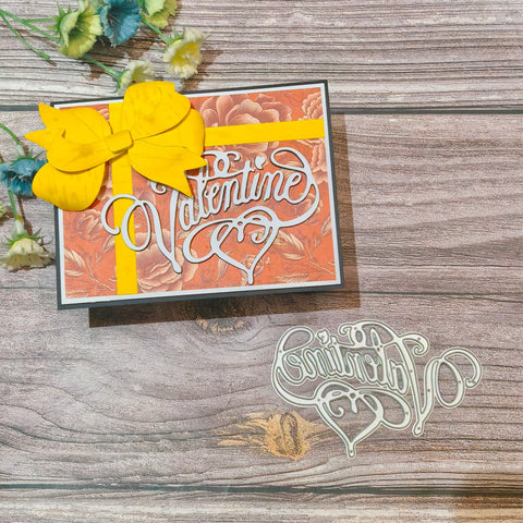 Inlovearts Valentine Word Cutting Dies
