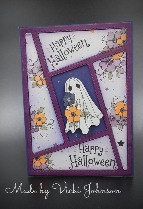 Inlovearts Geometric Hollow Rectangular Background Board Cutting Dies