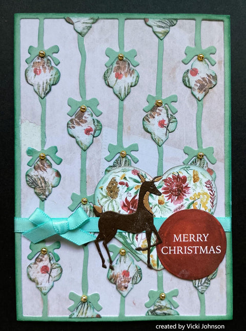 Inlovearts Bow Background Board Cutting Dies