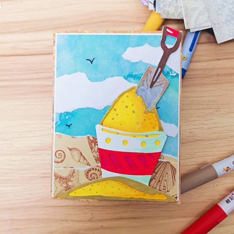 Inlovearts Shoveling Sand Cutting Dies