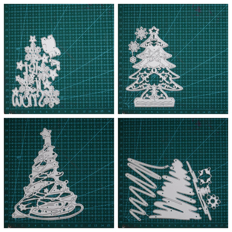 Inlovearts Christmas Tree Dies Bundle