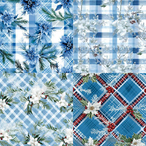 Inlovearts 24PCS 6" Polar Scrapbook & Cardstock Paper