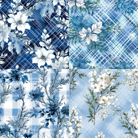 Inlovearts 24PCS 6" Polar Scrapbook & Cardstock Paper