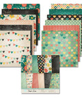 6-Inch Simple Love Stripe Decor Background Paper<24 PCS> - Inlovearts