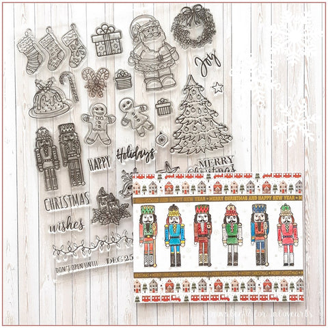 Inlovearts Christmas Theme Clear Stamps