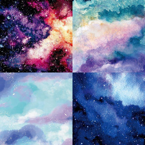 6 Inches The Starry Sky Background Paper