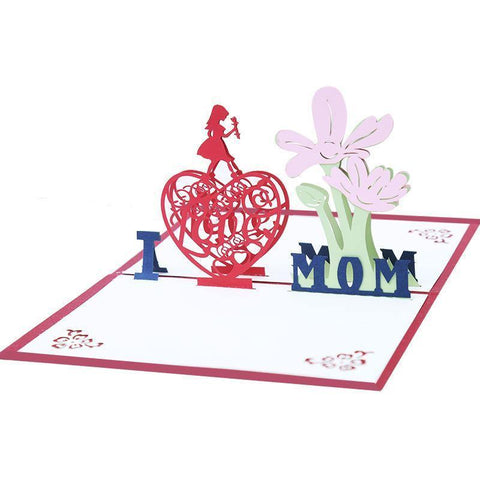 Mother's Day Blessing 3D Stereo Greeting Card - Inlovecards