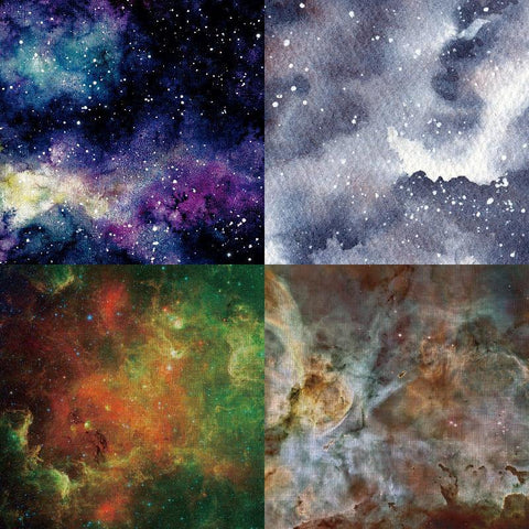 6 Inches The Starry Sky Background Paper