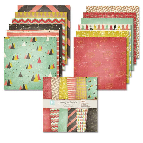 6 Inches Christmas Tree Background Paper - Inlovearts