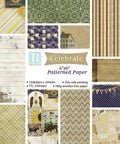 6 Inches Simple DIY Handmade Decoration Background Paper<24 PCS> - Inlovearts
