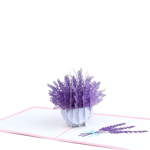 3D Beautiful Lavender Gift Card - Inlovearts