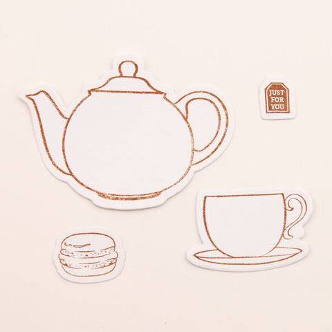Inloveartshop Teapot Series Dies with Stamps Set
