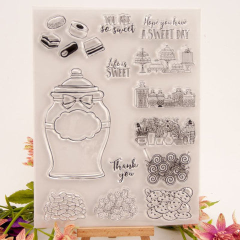 Inloveartshop Candy Series Dies with Stamps Set - Inlovearts
