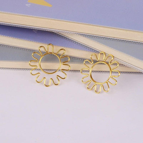 12 Sets Of Sunflower Paper Clips