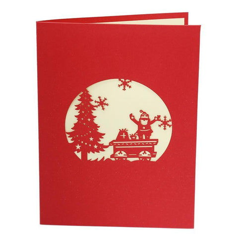 Christmas Eve 3d Stereo Greeting Card