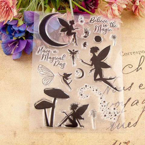 Inloveartshop Fairies Character Theme Dies with Stamps Set
