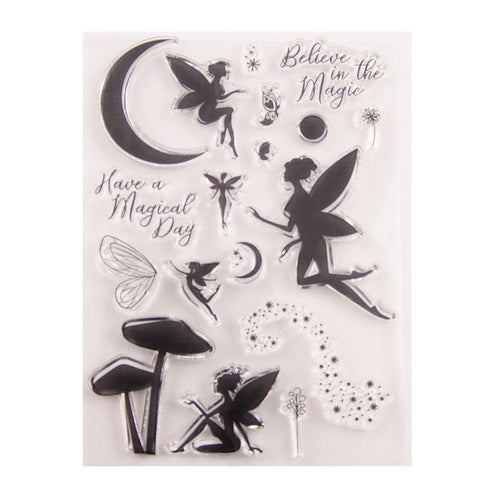 Inloveartshop Fairies Character Theme Dies with Stamps Set