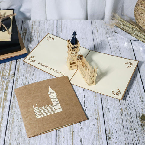 Inloveartshop Big Ben 3D Greeting Card