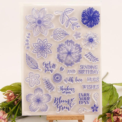 Inloveartshop Flowers and Leaves Stamps