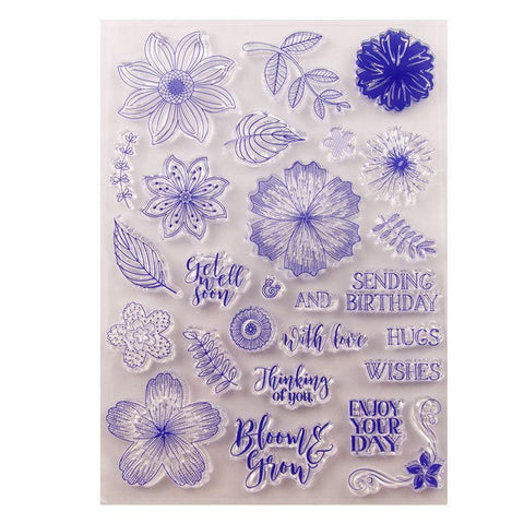 Inloveartshop Flowers and Leaves Stamps