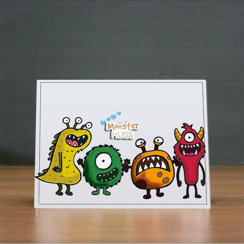 Inloveartshop Various Monsters Theme Dies with Stamps Set