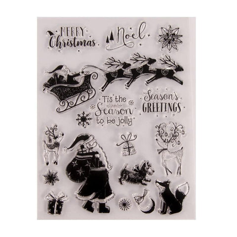 Inloveartshop Christmas Theme Dies with Stamps Set