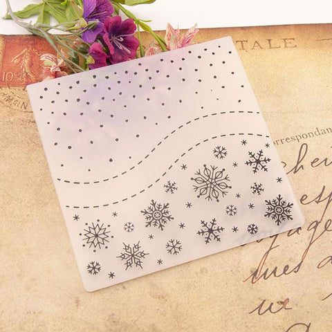 Inloveart Snowflake Emboss Folder