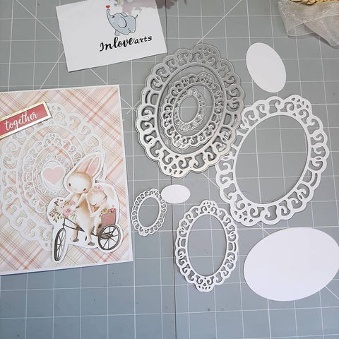 Large Size Oval Lace Frame Cutting Dies