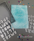 Dot Border Plastic Embossing Folder - Inlovearts
